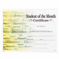 Student of the Month Certificate